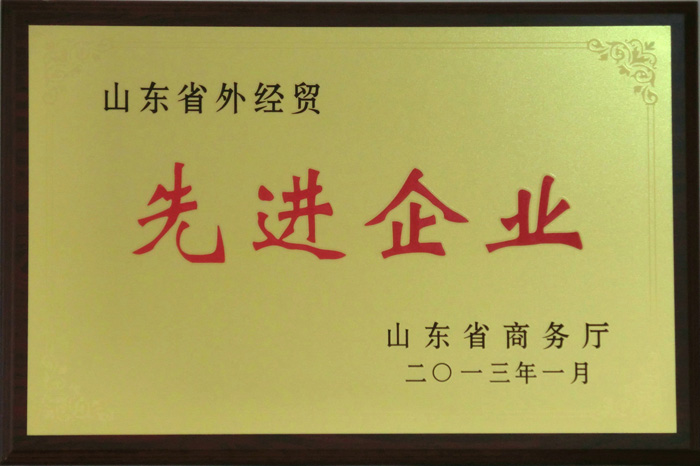 聯橋集團榮獲山東省外經貿先進企業(yè)